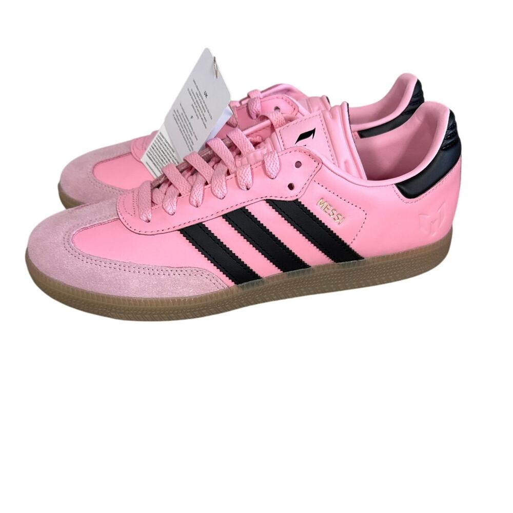 Adidas Samba Messi Pink Black Gum Soccer Shoes New Men's Size 8 JP7844 New